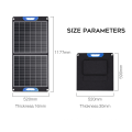 Panel solar plegable de cargador solar al aire libre con USB